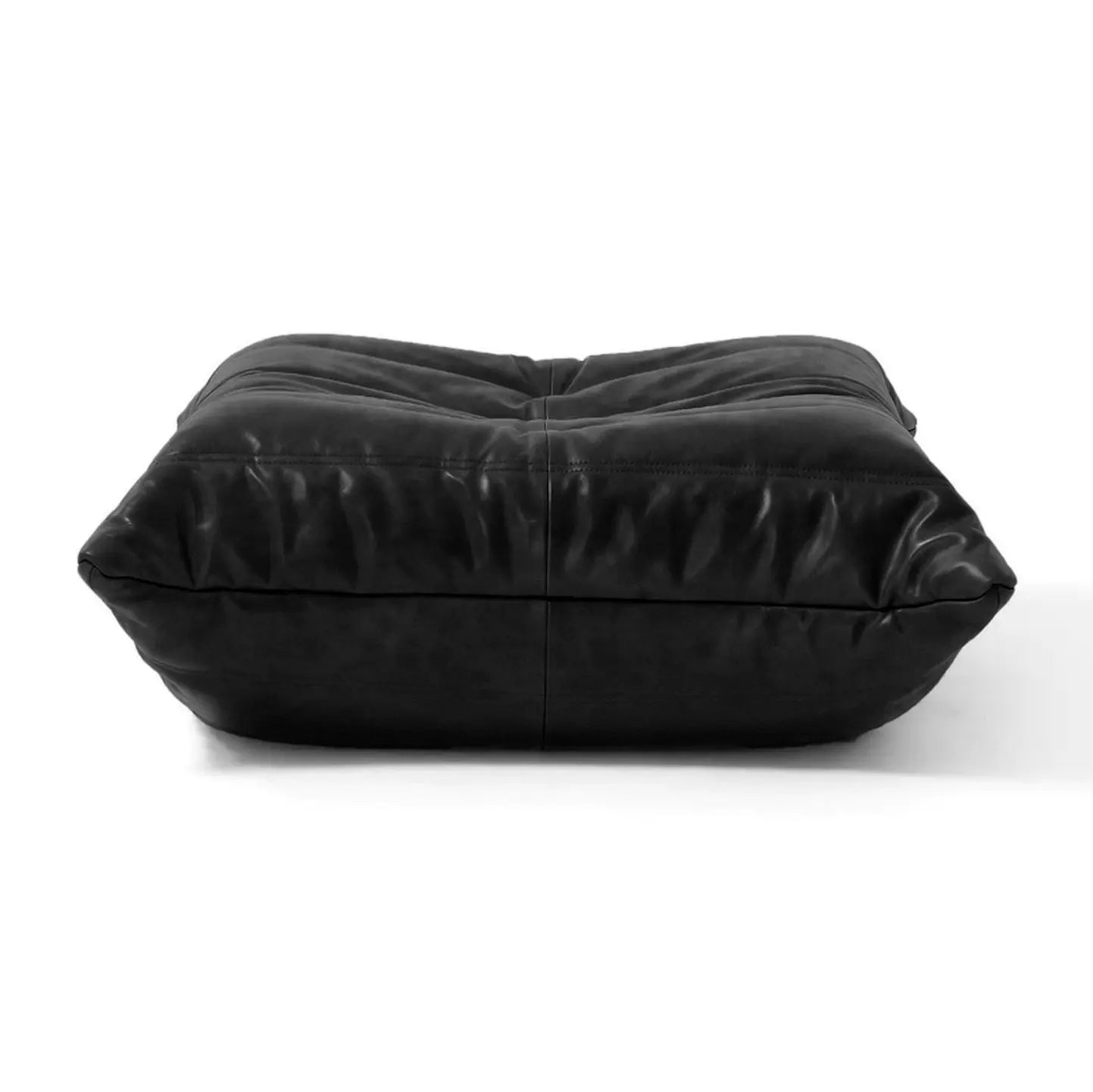 Fiber Leather Caterpillar Lazy Sofa cushion on a white background