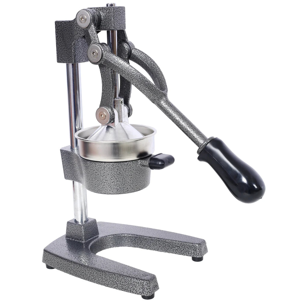 Heavy-Duty Cast Iron Citrus Juicer — Manual Orange & Lemon Press for Fresh Juice at Home or Café